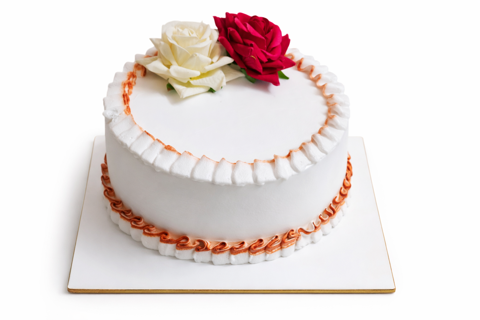 White Frosted Cake by Sugar & Soul